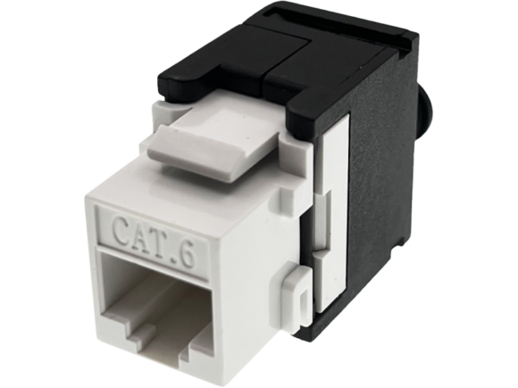 Gniazdo keystone UTP kat.6  RJ45 beznarzędziowe nieekranowne Q-LANTEC