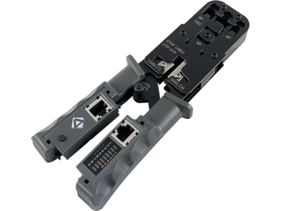 Zaciskarka 4P6P8P z testerem sieci LAN ALANTEC
