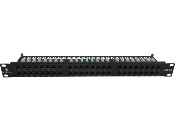 Patch panel OPTIMUM UTP kat.5e 48 portów LSA 1U ALANTEC