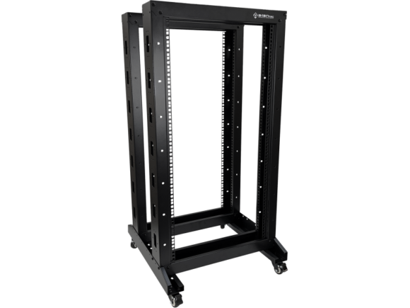 Stela? / stojak RACK 22U 19" 600x600 z dwoma parami belek monta?owych ALANTEC