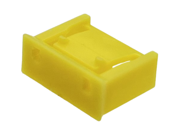 Blokada gniazda USB przed nieautoryzowanym wpięciem, kolor żółty (opakowanie 10 szt. + klucz) ALANTEC