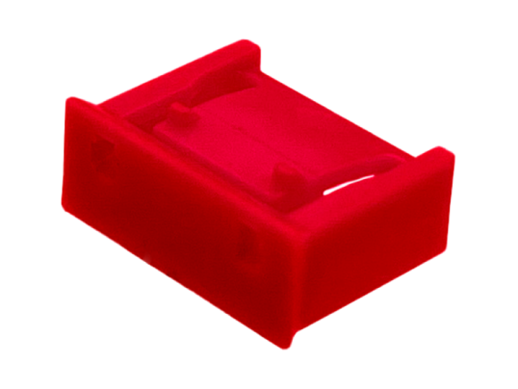 Blokada gniazda USB przed nieautoryzowanym wpięciem, kolor czerwony (opakowanie 10 szt. + klucz) ALANTEC