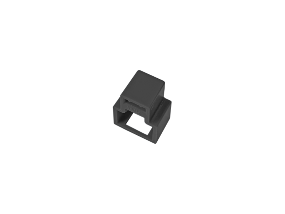 Blokada wtyku RJ45 przed nieautoryzowanym wypięciem, kolor czarny (opakowanie 24 szt. + klucz) ALANTEC