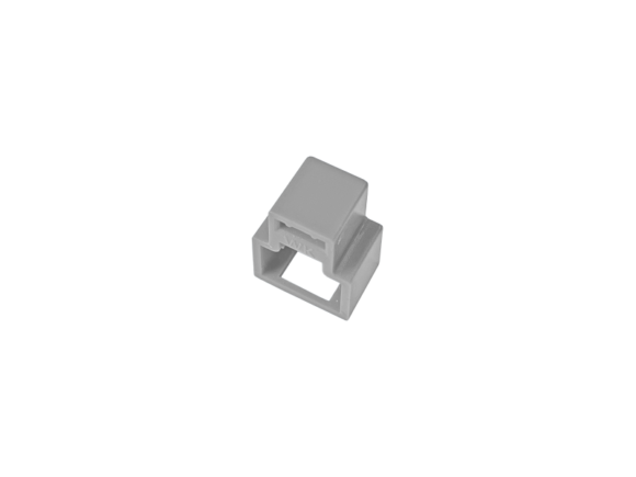 Blokada wtyku RJ45 przed nieautoryzowanym wypięciem, kolor szary (opakowanie 24 szt. + klucz) ALANTEC