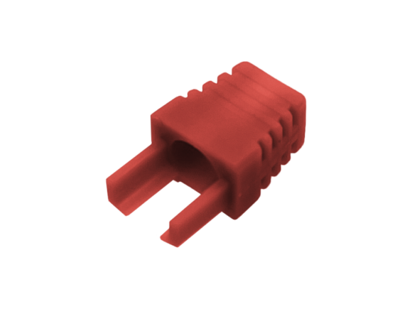 Osłonka wew. wtyku RJ45 czerwona ALANTEC