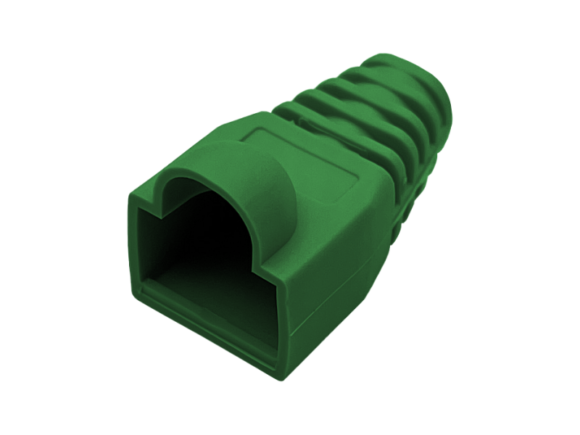 Osłonka wtyku RJ45 zielona ALANTEC