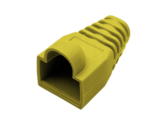 Osłonka wtyku RJ45 żółta ALANTEC