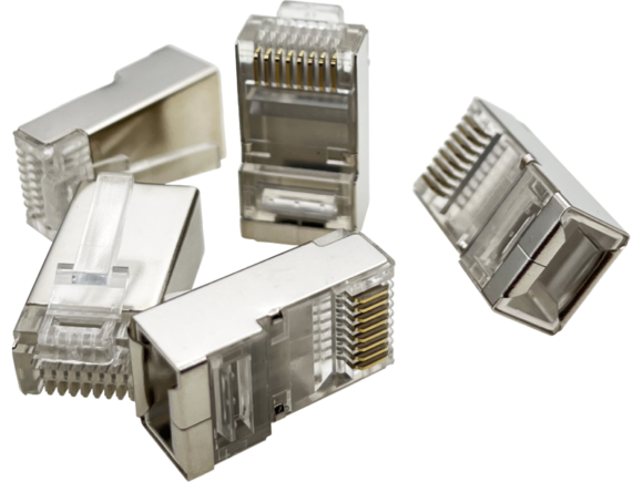 Wtyk przelotowy RJ45 STP kat.6 (op.100 szt) ALANTEC