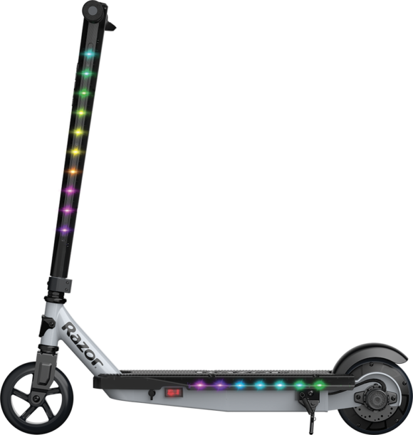 Hulajnoga elektryczna RAZOR E90 PowerCore Lightshow - lekka, podświetlany podest, atrakcyjny design - obrazek 3