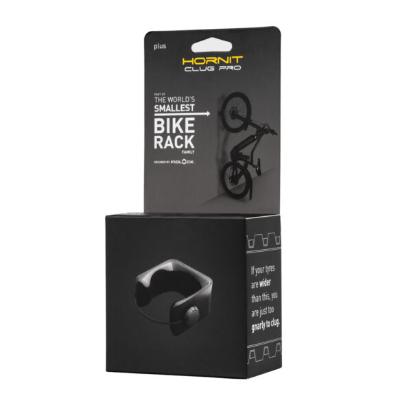 Uchwyt ścienny na rower HORNIT CLUG PRO MTB Plus czarny XXL - wieszak na rower MTB Plus - obrazek 2