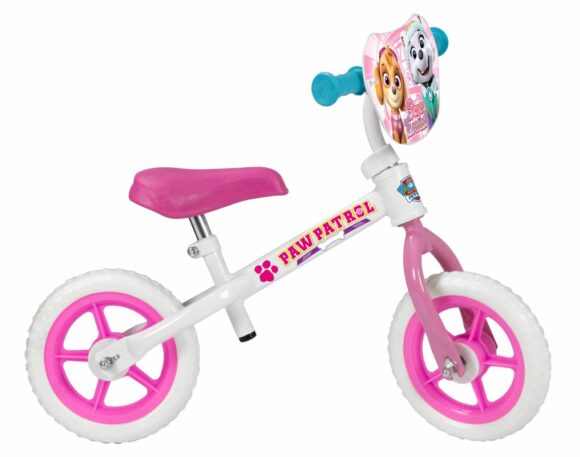 Rowerek biegowy 10" Psi Patrol Biały 141 Girl TOIMSA