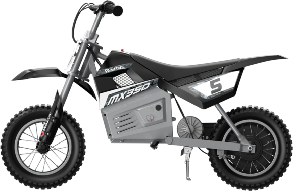 Motocykl elektryczny Razor MX350 Dirt czarny - wytrzymały cross dla młodzieży