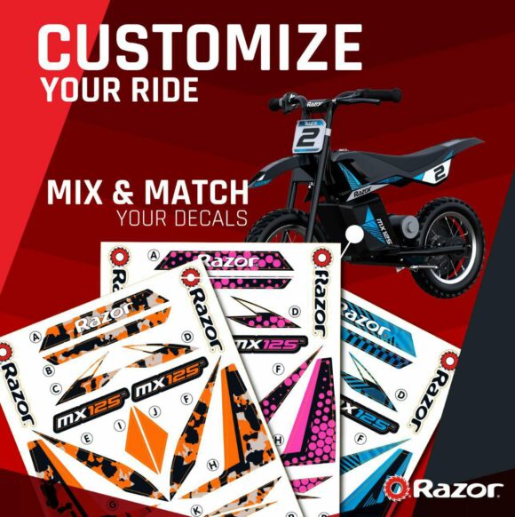 Motocykl elektryczny Razor MX125 Dirt Rocket - terenowy motor dla dzieci