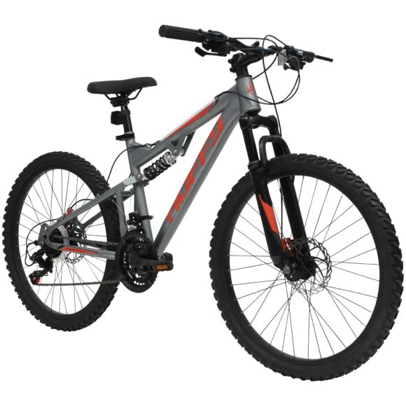 Rower górski MTB Huffy MARKER 24" Srebrny dla dzieci, chłopców 8-12 lat - obrazek 5