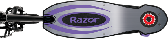 Hulajnoga elektryczna RAZOR E100 PowerCore fioletowa aluminiowa - dla dzieci od 8 lat - obrazek 2