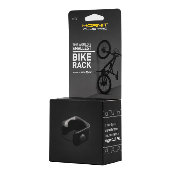 Uchwyt ścienny na rower HORNIT CLUG PRO MTB czarny L - profesjonalny uchwyt MTB - obrazek 2
