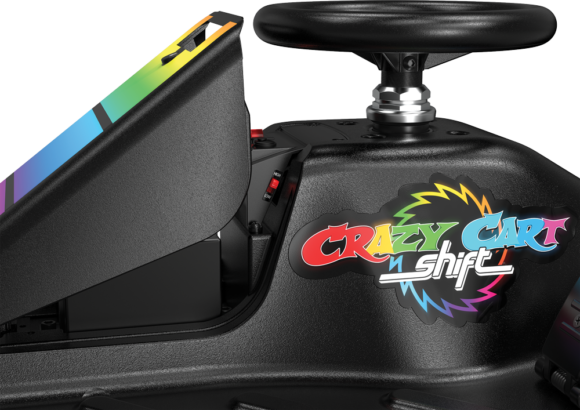 Gokart elektryczny dla dzieci Razor Crazy Cart Shift Lightshow - podświetlany drift kart - obrazek 4
