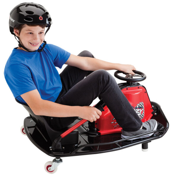 Gokart elektryczny Razor Crazy Cart - szybki i zwrotny pojazd dla dzieci i młodzieży - obrazek 5