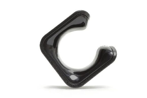 Uchwyt ścienny na rower HORNIT CLUG Roadie czarno-czarny S (23-32 mm) - kompaktowy uchwyt szosowy - obrazek 5