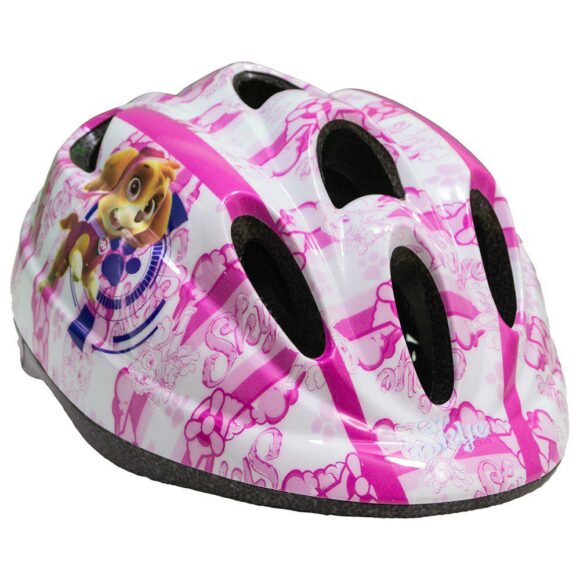 Kask dziecięcy Psi Patrol regulowany dla dziewczynek - na rower, hulajnogę, rolki - różowy, Toimsa