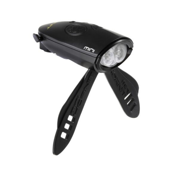 Lampka rowerowa 2w1 z klaksonem/dzwonkiem dla dzieci do roweru i hulajnogi - HORNIT Mini Czarny/Czarny
