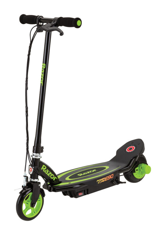 Hulajnoga elektryczna RAZOR E90 PowerCore zielona - bezpieczna hulajnoga dla dzieci