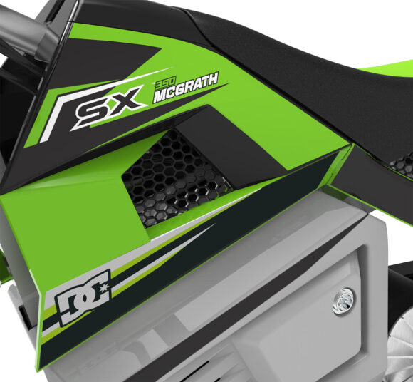 Motocykl elektryczny Razor SX350 Dirt zielony - edycja Jeremy McGrath - obrazek 4