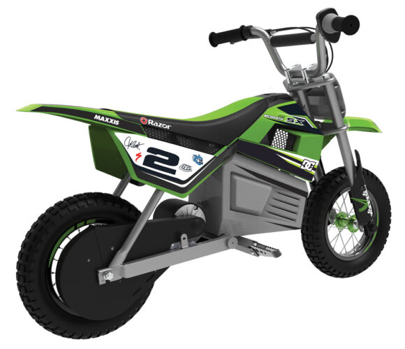 Motocykl elektryczny Razor SX350 Dirt zielony - edycja Jeremy McGrath - obrazek 7