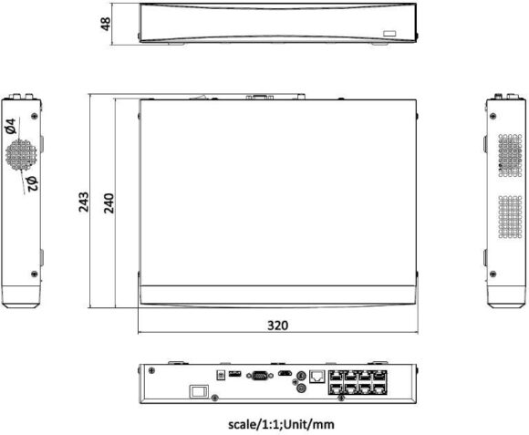 Rejestrator IP HIKVISION DS-7608NXI-K1/8P(D) - obrazek 2