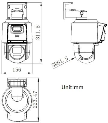 KAMERA IP HIKVISION DS-2SE3C410MWG-E/14 2.8mm - obrazek 2