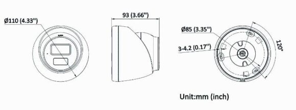 KAMERA IP HIKVISION DS-2CD1383G2-LIUF 2.8mm PL - obrazek 2