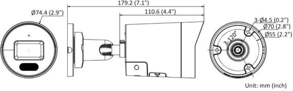 KAMERA IP HIKVISION DS-2CD2067G2H-LIU/SL(2.8)/eF/BLACK - obrazek 2