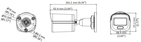 KAMERA 4W1 HIKVISION DS-2CE10KF3T-LE(2.8mm)(O-STD) - obrazek 2