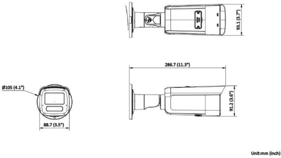KAMERA IP HIKVISION DS-2CD2T83G2-2LI(2.8mm) - obrazek 2