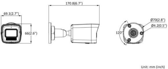 KAMERA IP HIKVISION DS-2CD1083G2-LIUF 2.8mm PL - obrazek 2