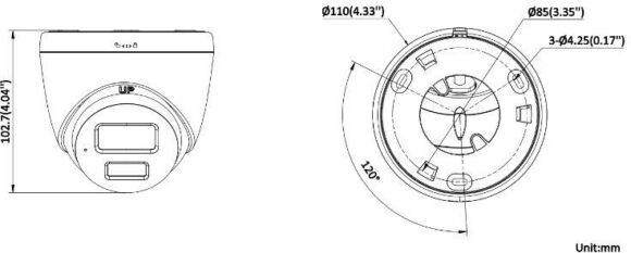 KAMERA IP HIKVISION DS-2CD1367G2H-LIUF/SL 2.8mm PL - obrazek 2