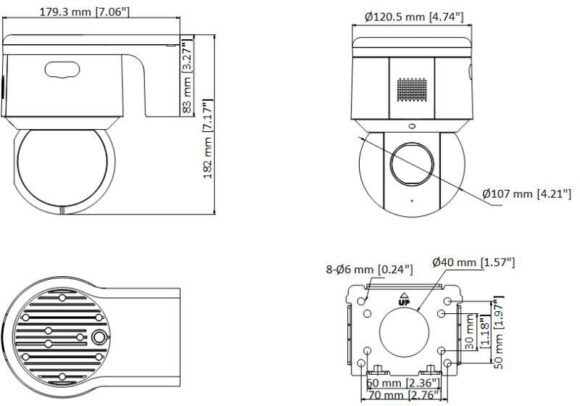 Kamera IP HikVision DS-2DE3A404IWG-E PL - obrazek 2
