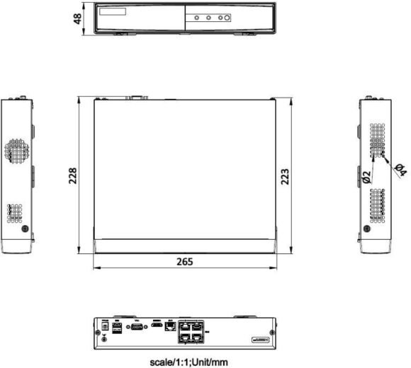 Rejestrator IP HIKVISION DS-7104NI-Q1/4P/M(D) PL - obrazek 2