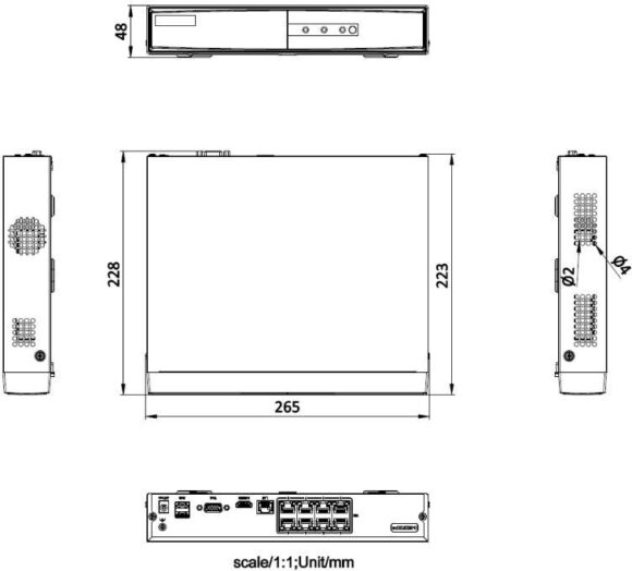 REJESTRATOR IP HIKVISION DS-7108NI-Q1/8P/M(STD)(D) PL - obrazek 2