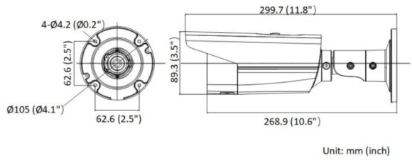 KAMERA IP HIKVISION DS-2CD2T43G2-2LI(2.8mm) PL - obrazek 2