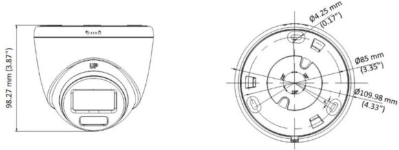 KAMERA 4W1 HIKVISION DS-2CE72KF3T-LE(2.8mm)(O-STD) - obrazek 2