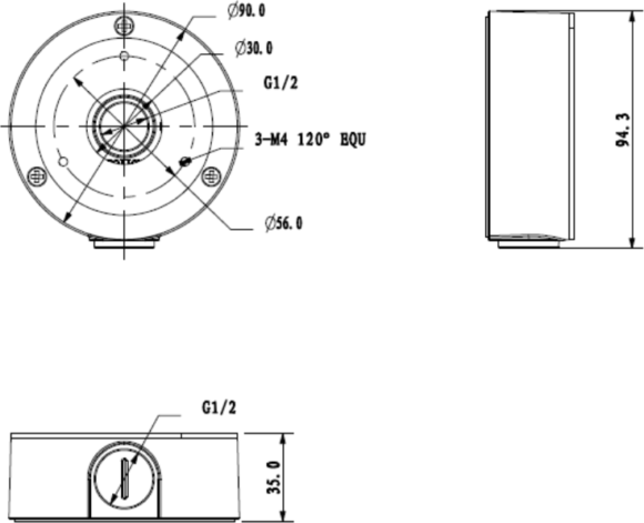UCHWYT DAHUA PFA134 - obrazek 3