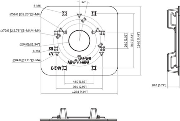 UCHWYT DAHUA PFA152-E - obrazek 3