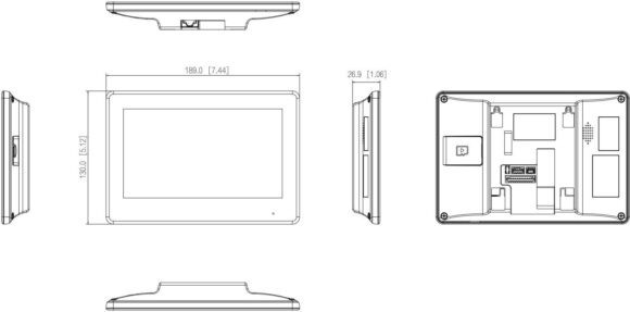 Monitor wideodomofonu DAHUA VTH5421HB-W - obrazek 3