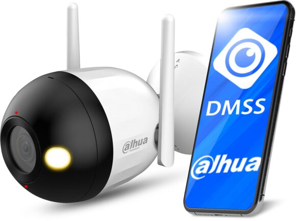 Kamera tubowa bezprzewodowa Wifi Dahua F4C-PV Smart Dual Light,Mikrofon,Głośnik - obrazek 3