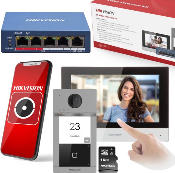 ZESTAW WIDEODOMOFONOWY HIKVISION DS-KIS604-S(C)(O-STD)/eu - obrazek 4
