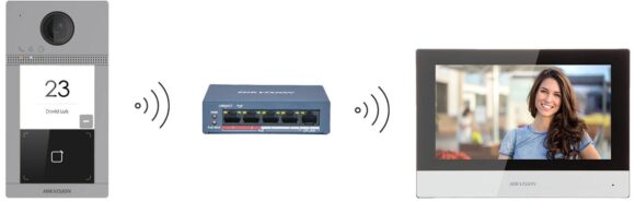 ZESTAW WIDEODOMOFONOWY HIKVISION DS-KIS604-S(C)(O-STD)/eu - obrazek 7