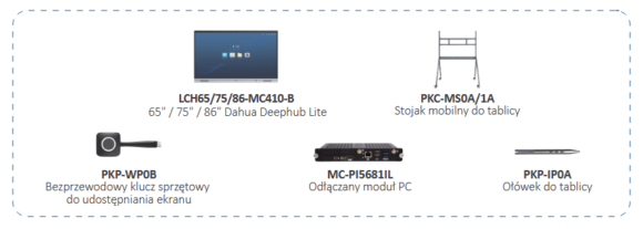 MONITOR TABLICA INTERAKTYWNA DAHUA LCH75-MC410-B - obrazek 2
