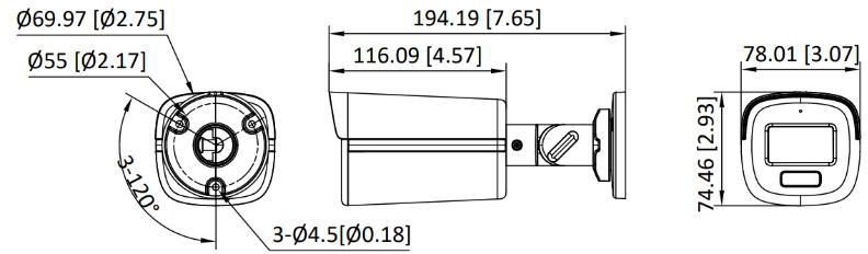 KAMERA 4W1 HIKVISION DS-2CE12DF3T-LFS(2.8mm)(O-STD) - obrazek 2